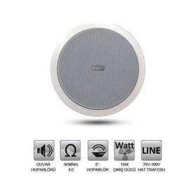Osawa OSW608 16 cm 15 Watt Hat Trafolu Gömme Tavan Hoparlör