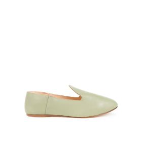 Osay 5003042913 LA GREEN Deri Yeşil Kadın Loafer