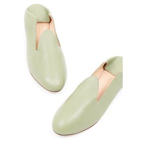 Osay 5003042913 LA GREEN Deri Yeşil Kadın Loafer