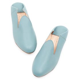 Osay LA BLUE Deri Mavi Kadın Loafer