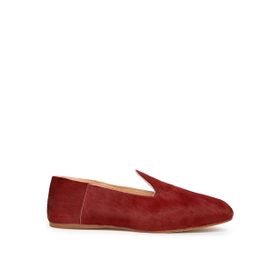 Osay LA CHILI RED Deri Kırmızı Kadın Loafer