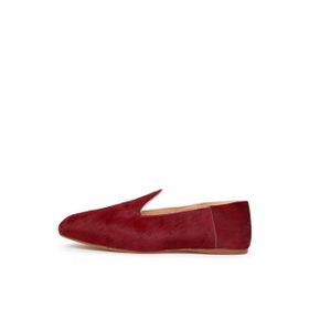 Osay LA CHILI RED Deri Kırmızı Kadın Loafer