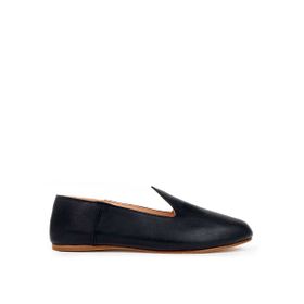 Osay LA SPAZZOLATO Deri Siyah Kadın Loafer