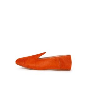 Osay LA TANGERINE Deri Turuncu Kadın Loafer