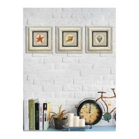 Oscar Stone Decor 3CDD-10-001 3'lü Çerçeveli Taş Duvar Panosu