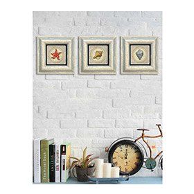 Oscar Stone Decor 3CDD-10-001 3'lü Çerçeveli Taş Duvar Panosu