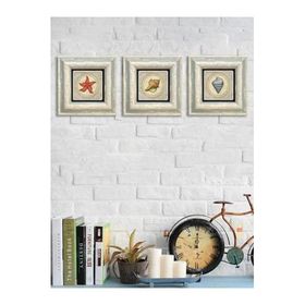 Oscar Stone Decor 3CDD-10-001 3'lü Çerçeveli Taş Duvar Panosu