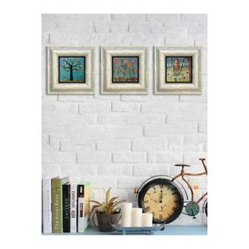 Oscar Stone Decor 3CDD-10-007 3'lü Çerçeveli Taş Duvar Panosu