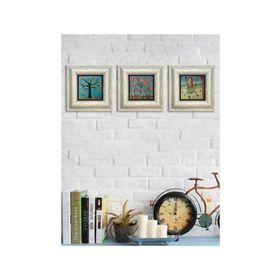 Oscar Stone Decor 3CDD-10-007 3'lü Çerçeveli Taş Duvar Panosu