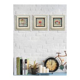 Oscar Stone Decor 3CDD-10-010 3'lü Çerçeveli Taş Duvar Panosu