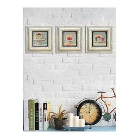 Oscar Stone Decor 3CDD-10-010 3'lü Çerçeveli Taş Duvar Panosu