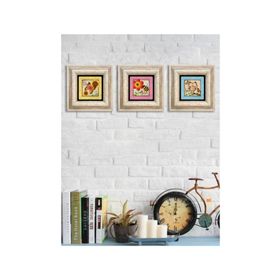Oscar Stone Decor 3CDD-20-002 3'lü Çerçeveli Taş Duvar Panosu