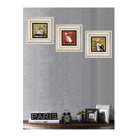 Oscar Stone Decor 3CDD-30-004 3'lü Çerçeveli Taş Duvar Panosu