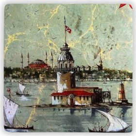 Oscar Stone Decor 3CDD-30-009 3'lü Çerçeveli Taş Duvar Panosu