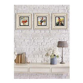 Oscar Stone Decor 3CDD-30-011 3'lü Çerçeveli Taş Duvar Panosu