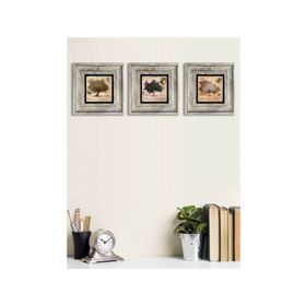 Oscar Stone Decor 3CDD-40-002 3'lü Çerçeveli Taş Duvar Panosu