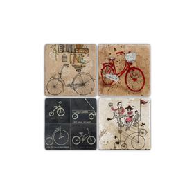 Oscar Stone Decor BA076 Mr.Cycle Taş Bardak Altlığı