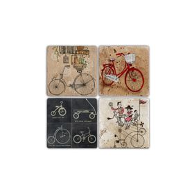 Oscar Stone Decor BA076 Mr.Cycle Taş Bardak Altlığı