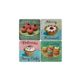 Oscar Stone Decor BA142 Muffin 3 Taş Bardak Altlığı
