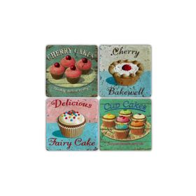 Oscar Stone Decor BA142 Muffin 3 Taş Bardak Altlığı