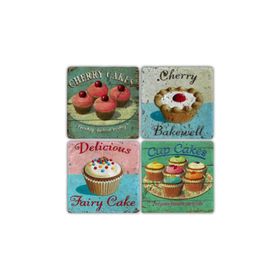 Oscar Stone Decor BA142 Muffin 3 Taş Bardak Altlığı