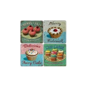Oscar Stone Decor BA142 Muffin 3 Taş Bardak Altlığı