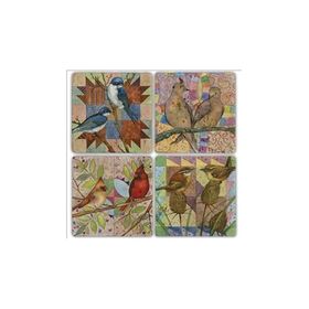 Oscar Stone Decor BA184 Patchbird Taş Bardak Altlığı