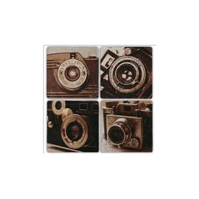 Oscar Stone Decor BA191 Objektif Taş Bardak Altlığı