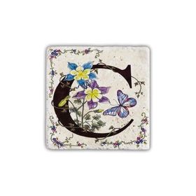 Oscar Stone Decor C3 Harfi Doğaltaş Bardak Altlığı
