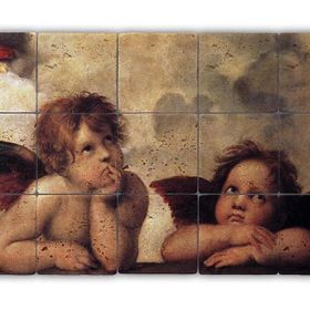 OSCAR STONE DECOR ÇERÇEVELİ DOĞALTAŞ TABLO - ANGELS