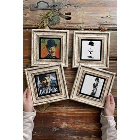 OSCAR STONE DECOR ÇERÇEVELİ DOĞALTAŞ TABLO- CHARLIE CHAPLIN