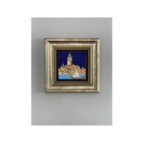 OSCAR STONE DECOR ÇERÇEVELİ DOĞALTAŞ TABLO - GALATA KULESİ