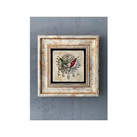 OSCAR STONE DECOR ÇERÇEVELİ DOĞALTAŞ TABLO - OSMANLI TUĞRASI