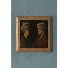 OSCAR STONE DECOR FATİH SULTAN MEHMET ÇERÇEVELİ TAŞ TABLO