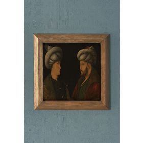 OSCAR STONE DECOR FATİH SULTAN MEHMET ÇERÇEVELİ TAŞ TABLO