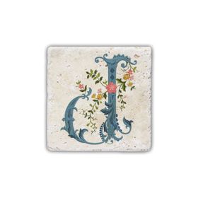 Oscar Stone Decor J Harfi Doğaltaş Bardak Altlığı