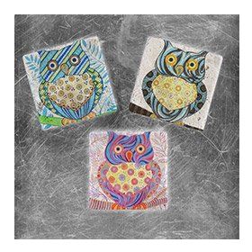 Oscar Stone Decor MG-004 3'lü Doğal Taş Magnet