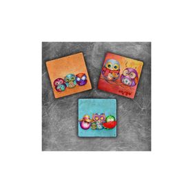 Oscar Stone Decor MG-036 3'lü Doğal Taş Magnet