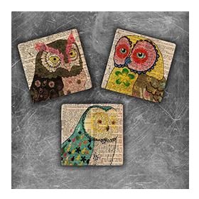 Oscar Stone Decor MG-066 3'lü Doğal Taş Magnet