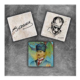 Oscar Stone Decor MG-083 3'lü Doğal Taş Magnet