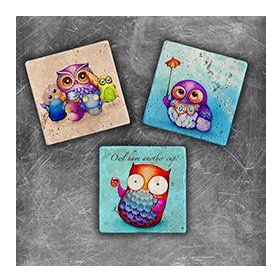 Oscar Stone Decor MG-090 3'lü Doğal Taş Magnet