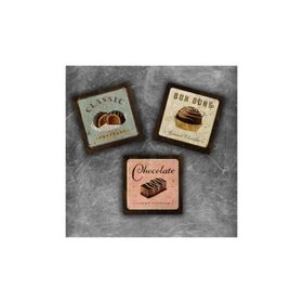 Oscar Stone Decor MG-095 3'lü Doğal Taş Magnet