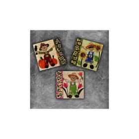 Oscar Stone Decor MG-098 3'lü Doğal Taş Magnet