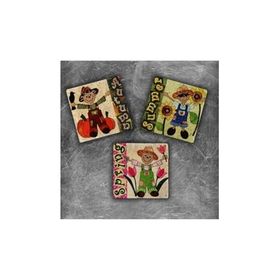 Oscar Stone Decor MG-098 3'lü Doğal Taş Magnet