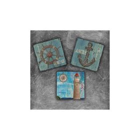 Oscar Stone Decor MG-119 3'lü Doğal Taş Magnet