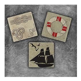 Oscar Stone Decor MG-138 3'lü Doğal Taş Magnet
