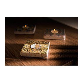 Oscar Stone Decor ML-022 Doğal Taş Mumluk