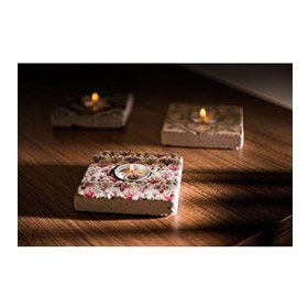 Oscar Stone Decor ML-028 Doğal Taş Mumluk