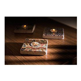 Oscar Stone Decor ML-042 Doğal Taş Mumluk