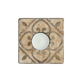 Oscar Stone Decor ML-054 Doğal Taş Mumluk